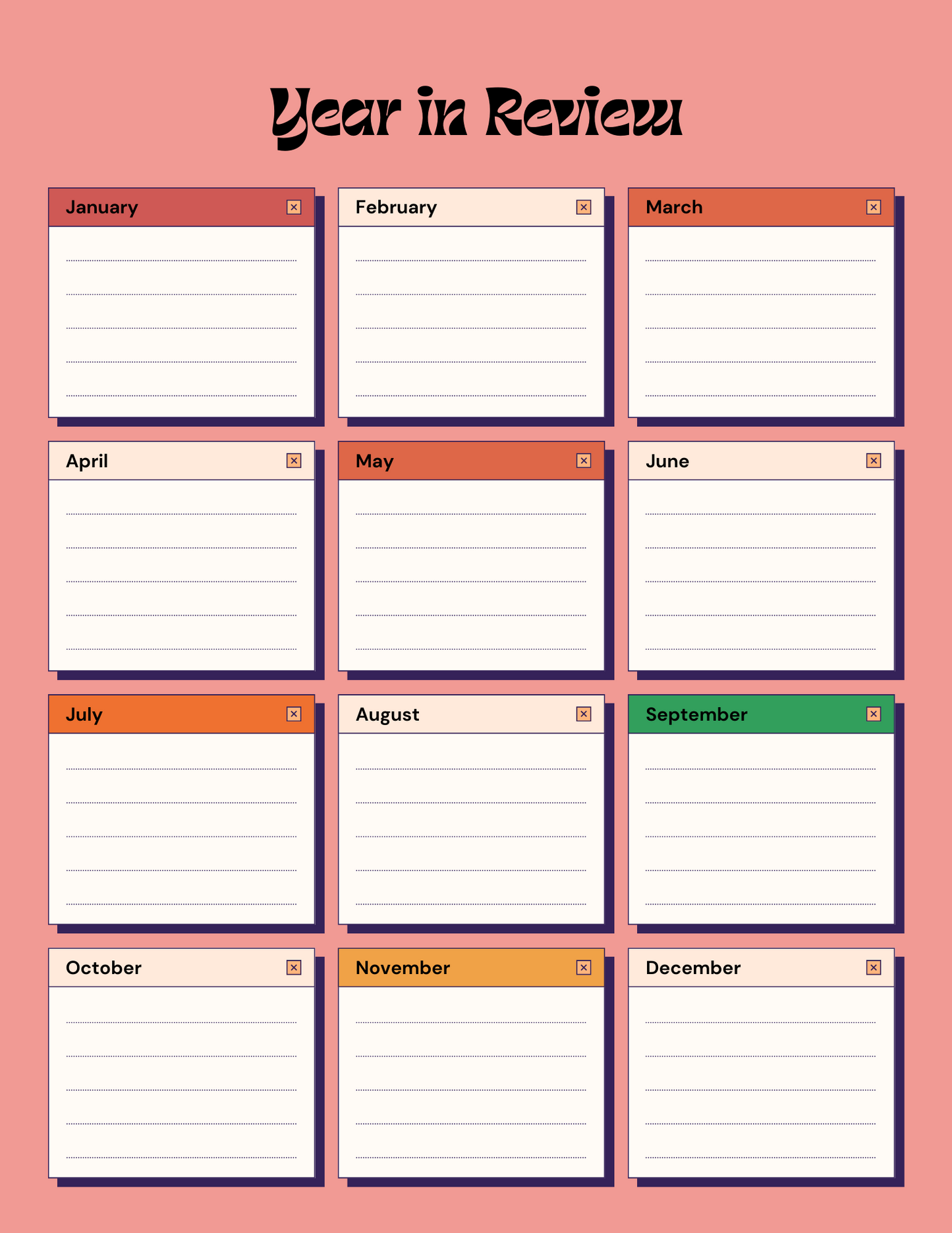 Carnet de développement personnel - My personal development diary